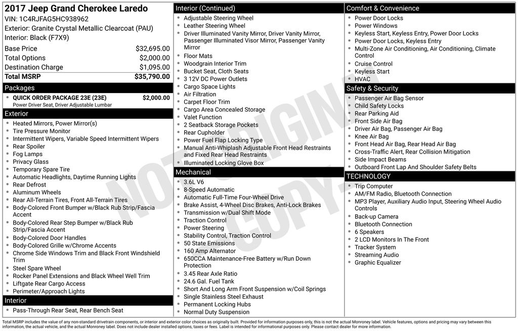jeep grand cherokee 2017 1C4RJFAG5HC938962 image jeep grand cherokee 2017 1C4RJFAG5HC938962 image